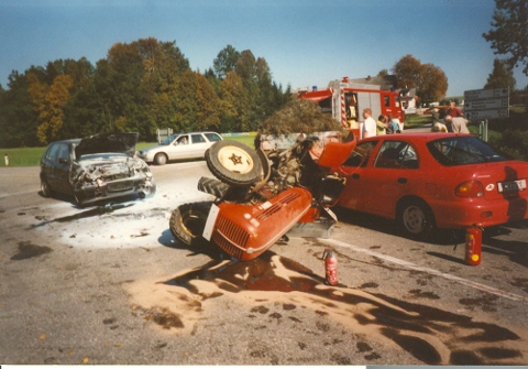Unfall H&auml;uperlkreuzung